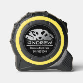 Monogramm-Name und Logo für die Anwendung Maßband (Vorderseite)