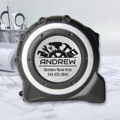 Monogramm-Name und Logo für die Anwendung Maßband