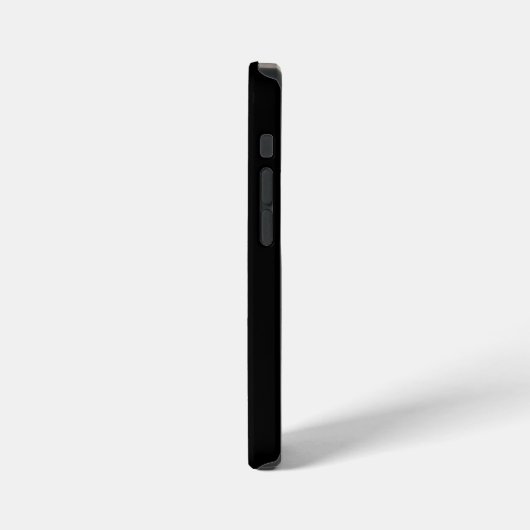 Monogramm Name veränderlich personalisieren iPhone Hülle (Linke Seite)