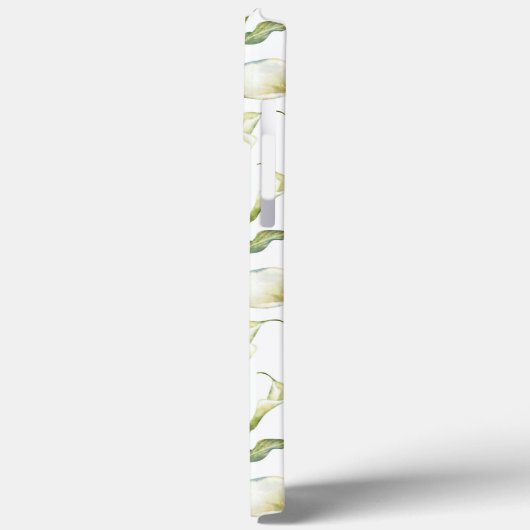 Monogramm Name Wasserfarbe Farbe Bläschen Elegante Case-Mate iPhone Hülle (Rückseite / Links)