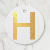 Monogramm Namensbuchstabenalphabet einfach klein t Geschenkanhänger (Vorderseite)