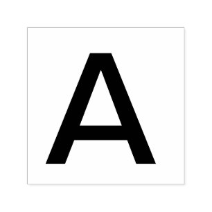 Monogramm Namensbuchstabenalphabet einfach klein t Permastempel