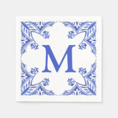 Monogramm Napkins Serviette (Vorderseite)
