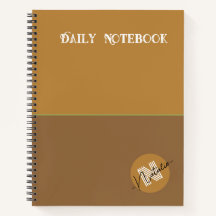 Monogramm Naturholzfarbe Minimalistisch braun nied