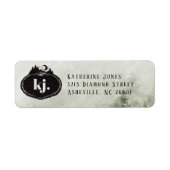 Monogramm-Naturstempel | Benutzerdefiniertes Adres (Vorne)