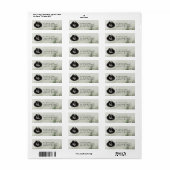 Monogramm-Naturstempel | Benutzerdefiniertes Adres (Vorne)