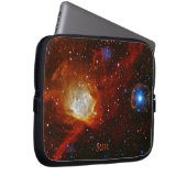 Monogramm-Nebel N90 und Pulsar SXP1062 Laptopschutzhülle (Vorne Rechts)