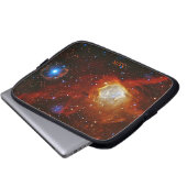 Monogramm-Nebel N90 und Pulsar SXP1062 Laptopschutzhülle (Vorne Knopf)