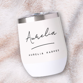 Monogramm neutrale moderne Signatur Minimalistisch