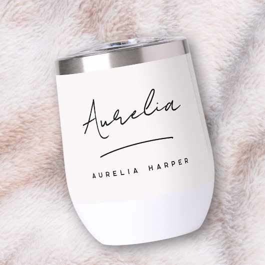 Monogramm neutrale moderne Signatur Minimalistisch