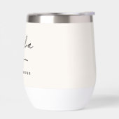 Monogramm neutrale moderne Signatur Minimalistisch (Links)