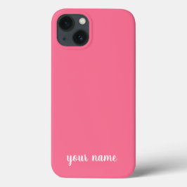 monogramm-neutrales minimalistisches Rosa Case-Mate iPhone Hülle