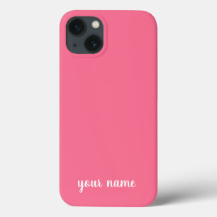 monogramm-neutrales minimalistisches Rosa Case-Mate iPhone Hülle