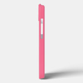 monogramm-neutrales minimalistisches Rosa Case-Mate iPhone Hülle (Rückseite / Links)