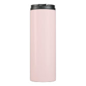 Monogramm neutrales modernes minimalistisches stil thermosbecher (Rückseite)