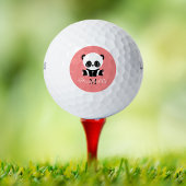 Monogramm Niedlich Sitzen Panda Personalisiert Lac Golfball