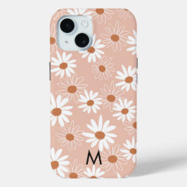 Monogramm Niedliches Daisy-Muster Case-Mate iPhone Hülle