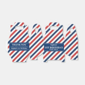 Monogramm Niedliches Muster Geburtstag Geschenkschachtel (Ungefaltet)