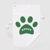 Monogramm Niedliches Pflaster Golfhandtuch (Insitu)