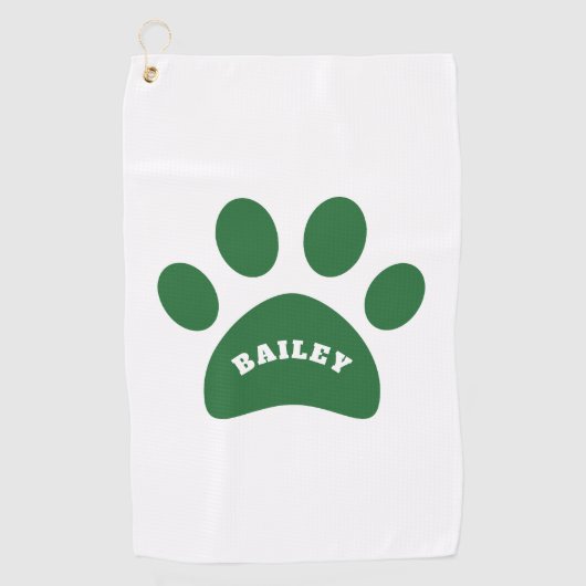 Monogramm Niedliches Pflaster Golfhandtuch (Vorderseite)