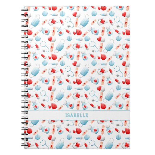 Monogramm-Notebook Notizblock (Vorderseite)