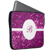 Monogramm-Notebook-Sieb Laptopschutzhülle (Vorne Rechts)