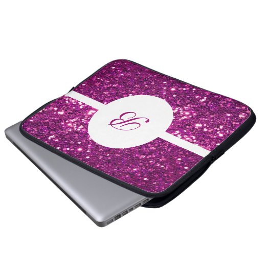 Monogramm-Notebook-Sieb Laptopschutzhülle (Vorne Knopf)