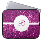 Monogramm-Notebook-Sieb Laptopschutzhülle (Vorderseite)