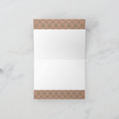 Monogramm-Notecard Dankeskarte (Innenseite)