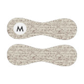 Monogramm Noten Baseball (Paneele)