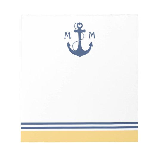 Monogramm Notizblock (Vorderseite)