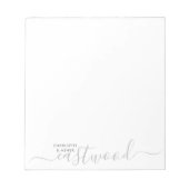 Monogramm Notizblock (Vorderseite)