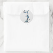 Monogramm Nummer 1 Aufkleber (Tasche)