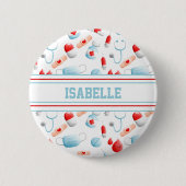 Monogramm Nurse Button (Vorderseite)