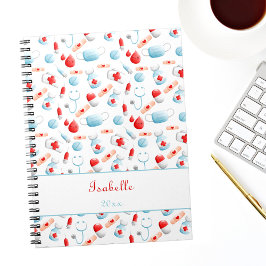 Monogramm Nurse Notizblock