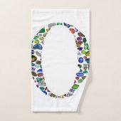 Monogramm 'O' Badhandtuch Set (Handtuch)