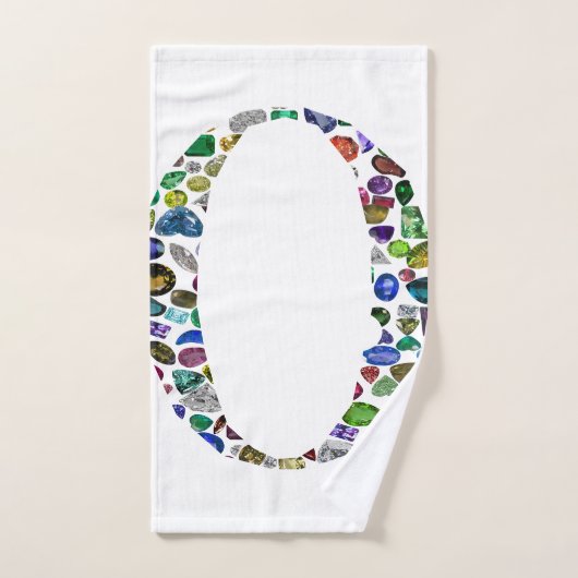 Monogramm 'O' Badhandtuch Set (Handtuch)