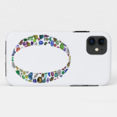 Monogramm 'O' Case-Mate iPhone Hülle (Rückseite (Horizontal))