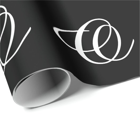 MONOGRAMM O GESCHENKPAPIER (Rolleneckpunkt)