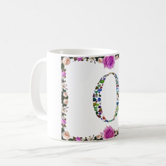 Monogramm 'O' Kaffeetasse (Vorderseite Links)