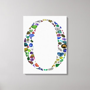 Monogramm 'O' Leinwanddruck