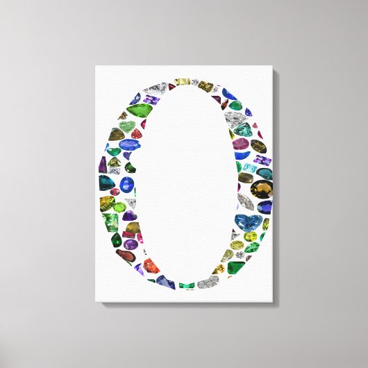 Monogramm 'O' Leinwanddruck (Vorderseite)