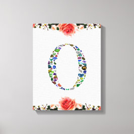 Monogramm 'O' Leinwanddruck