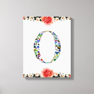 Monogramm 'O' Leinwanddruck