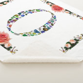 Monogramm 'O' Sherpadecke (3/4)