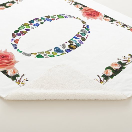 Monogramm 'O' Sherpadecke (3/4)