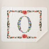 Monogramm 'O' Sherpadecke (Vorderseite (Horizontal))