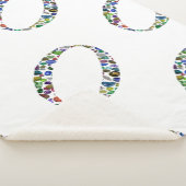 Monogramm 'O' Sherpadecke (3/4)