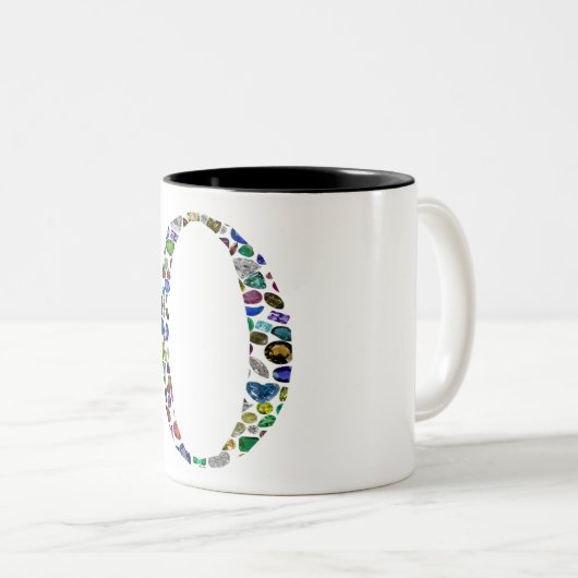 Monogramm 'O' Zweifarbige Tasse (VorderseiteRechts)