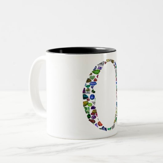 Monogramm 'O' Zweifarbige Tasse (Vorderseite Links)